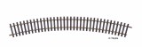 Curved track R31 484mm-radius.